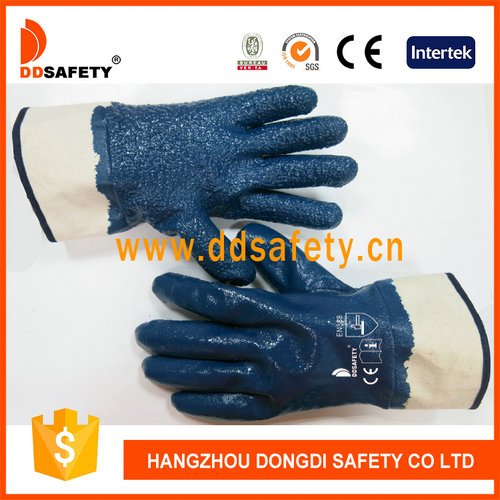 Cotton with nitrile coated glove